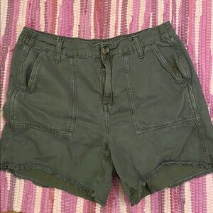 Aerie Olive Green Adventure Shorts